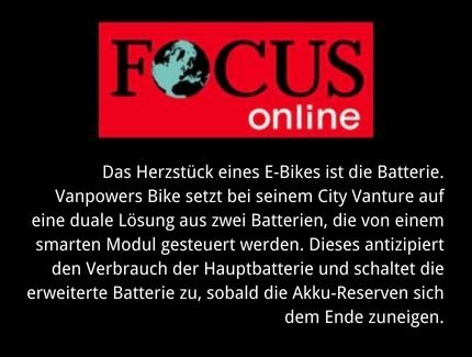 Das City Vanture: So vielversprechend ist das Crowdfunding-E-Bike - VANPOWERS LTD