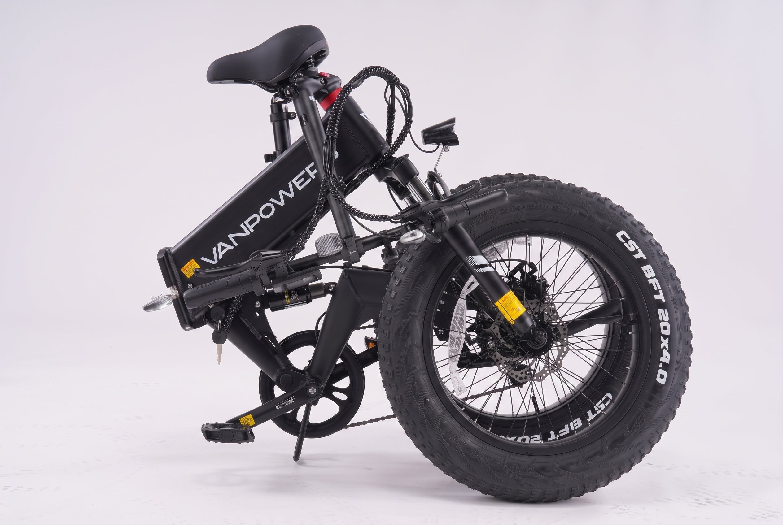 Vanpowers UrbanFold Foldable Fat Tire Electric Bike