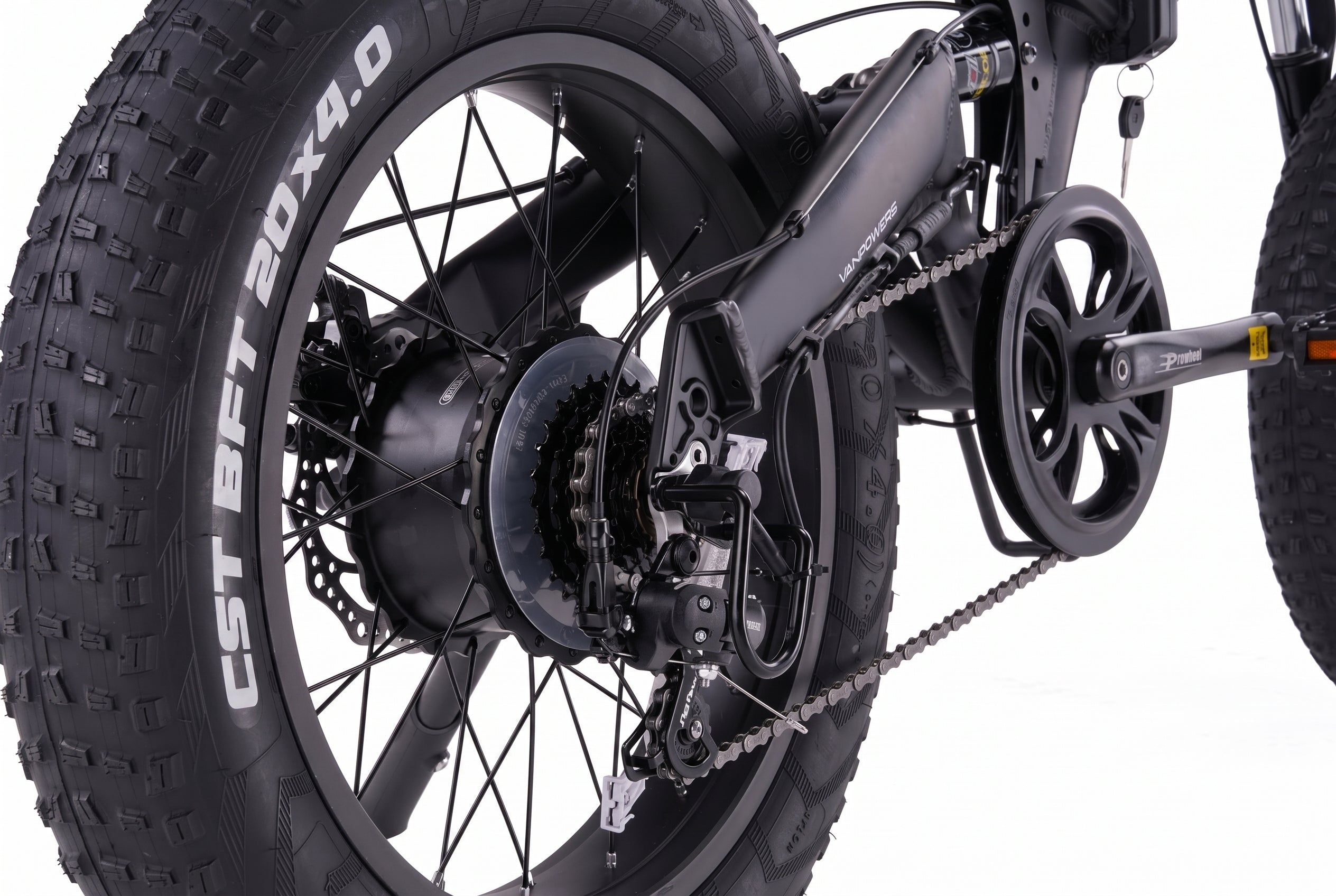 Vanpowers UrbanFold Foldable Fat Tire Electric Bike
