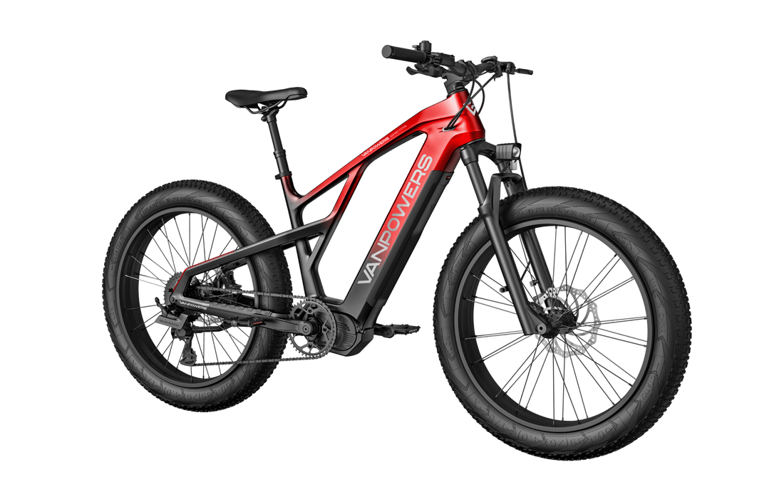 VANPOWERS | GrandTeton-Ultra - Mid-Drive All-Terrain Fat Tire E-Bike with Torque Sensor