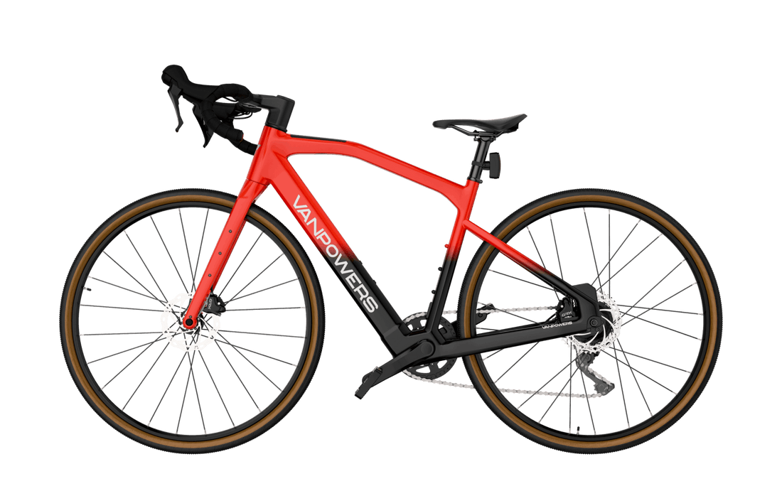 gravel bike velo VANPOWERS | UrbanCross-Ultra Best Lightweight Electric Gravel Bike for Urban Adventures