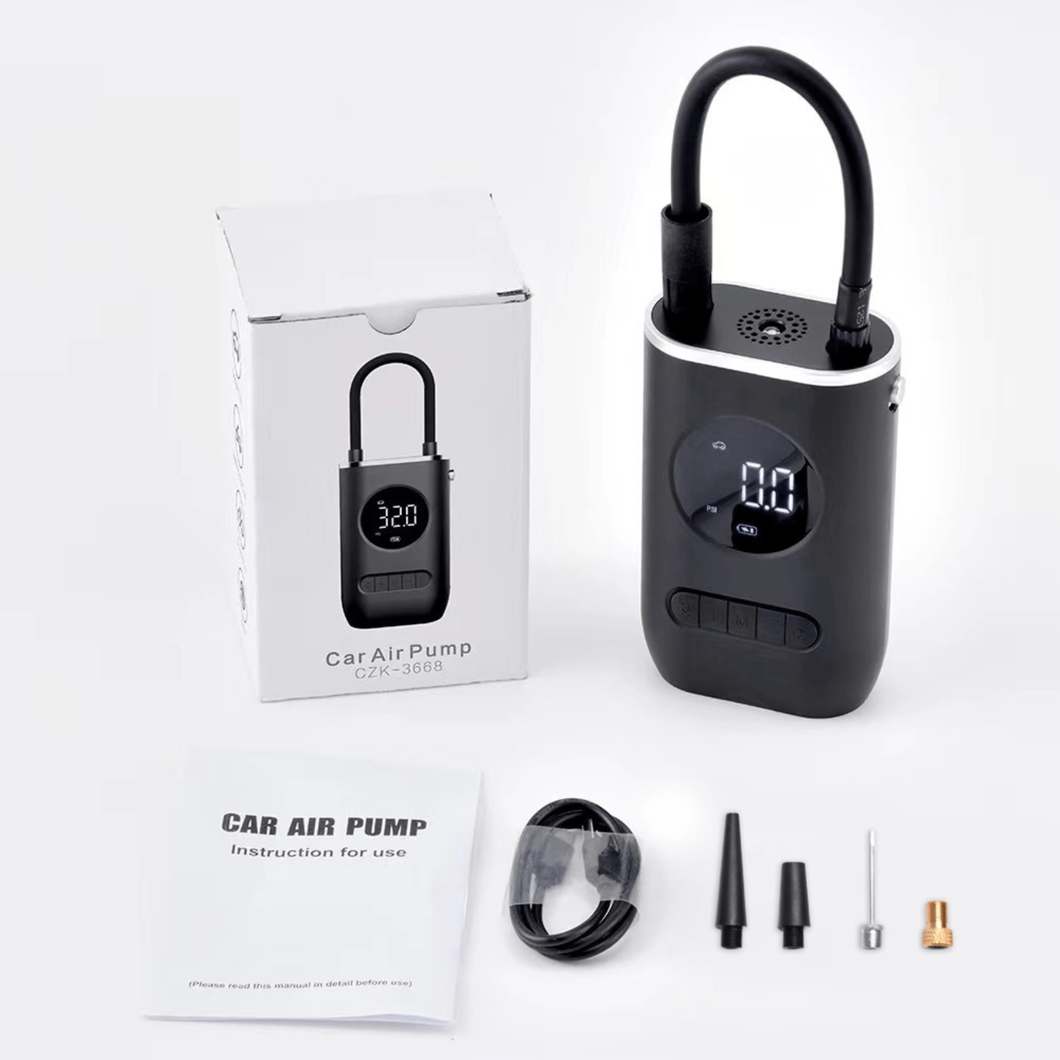 Mini Portable Electric Bicycle Tire Inflator Pump - VANPOWERS LTD