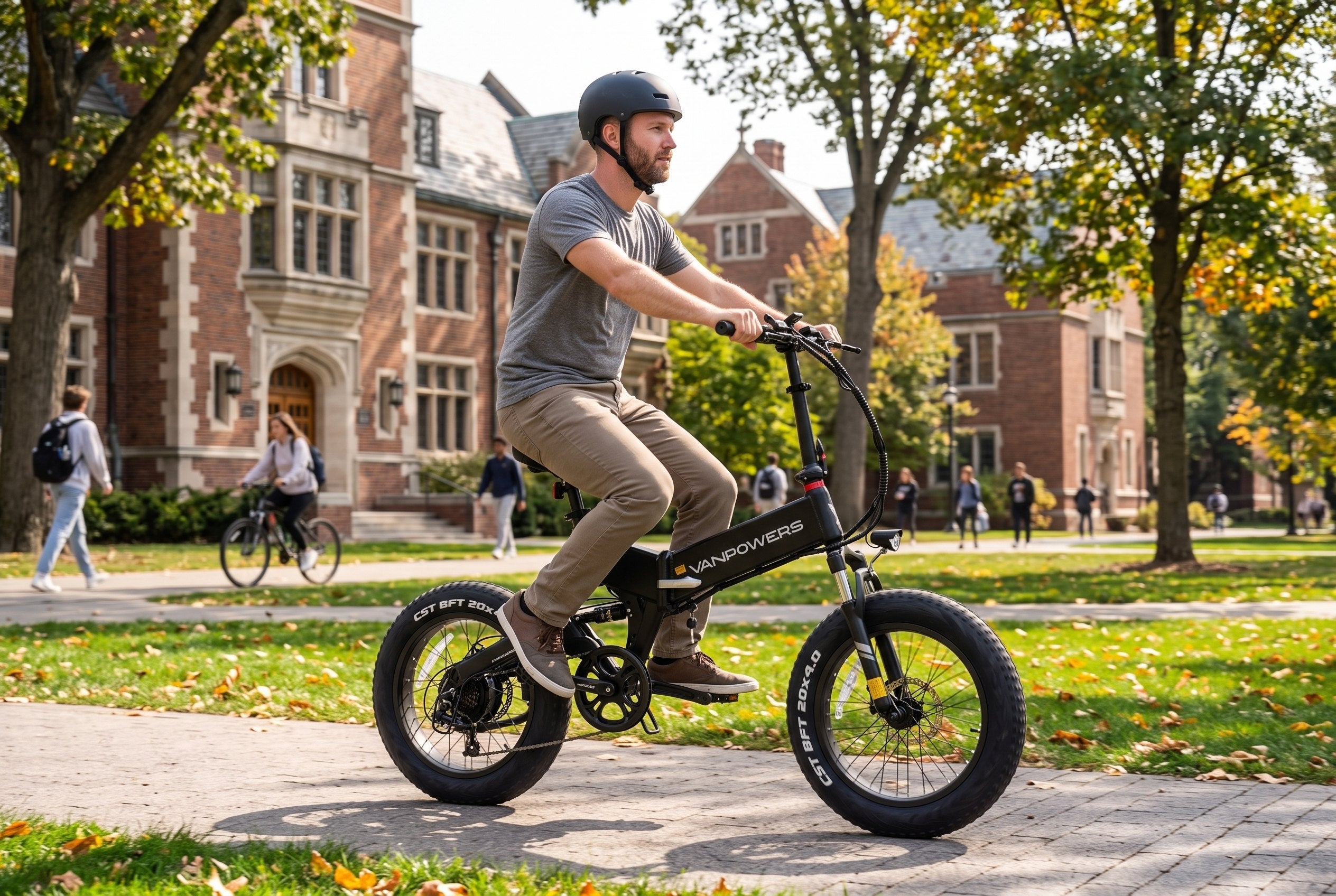 Vanpowers UrbanFold Foldable Fat Tire Electric Bike