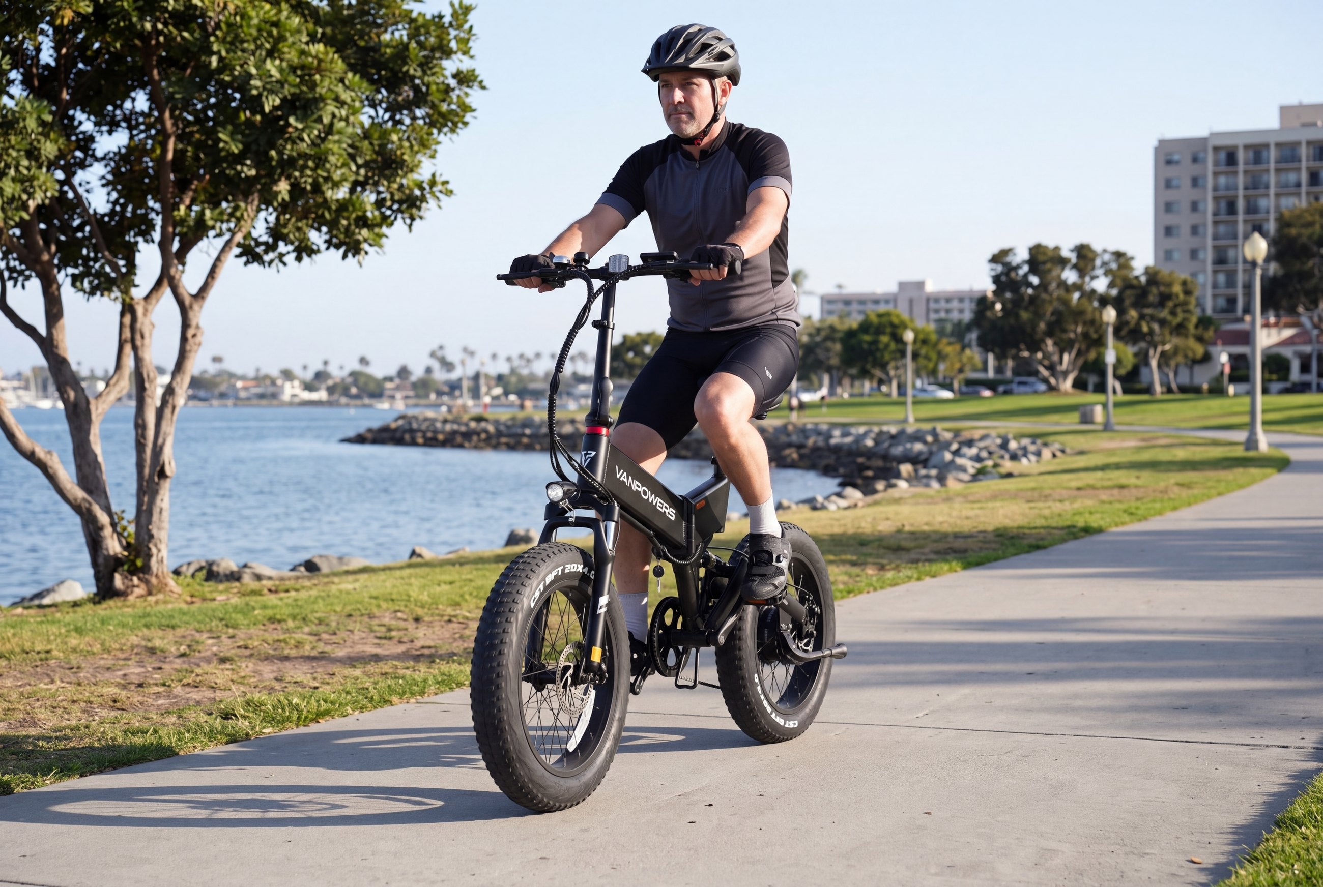 Vanpowers UrbanFold Foldable Fat Tire Electric Bike