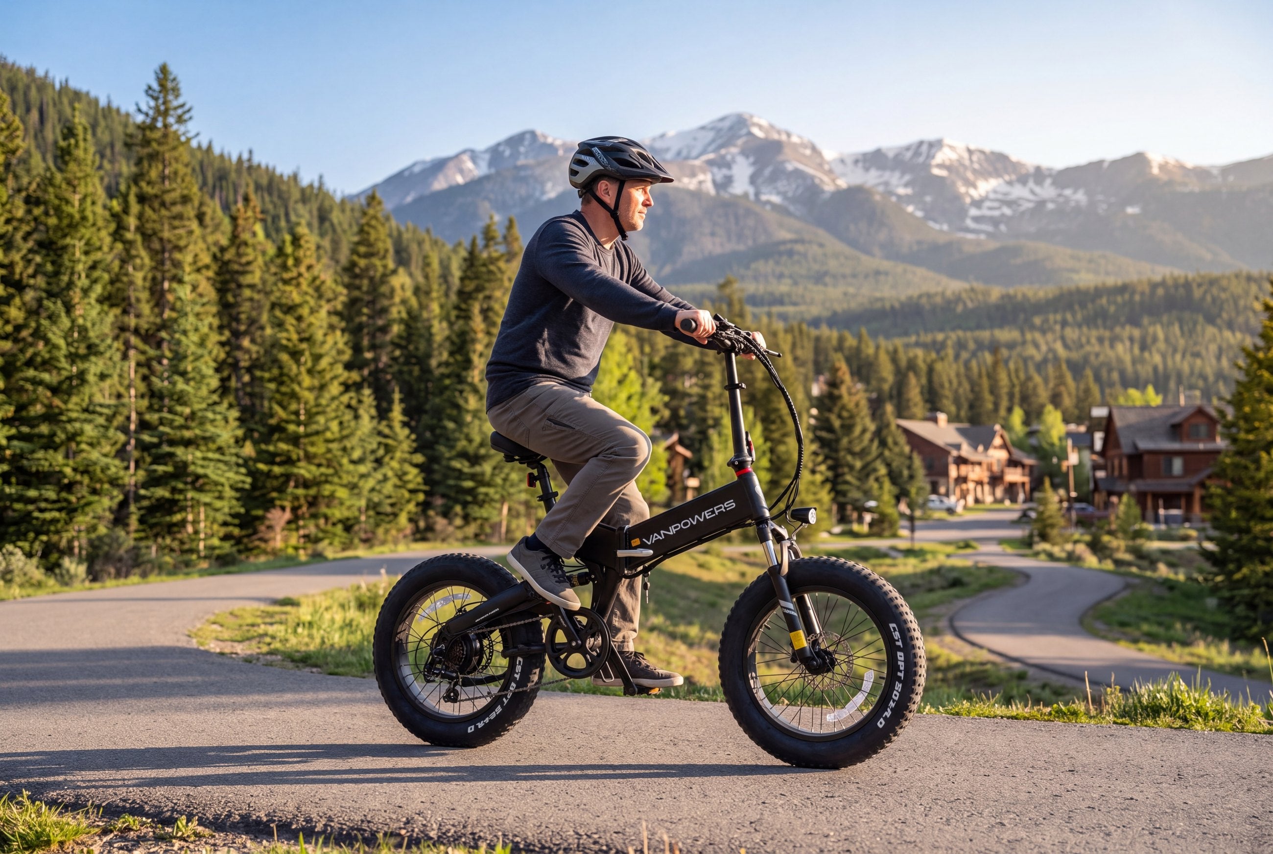 Vanpowers UrbanFold Foldable Fat Tire Electric Bike