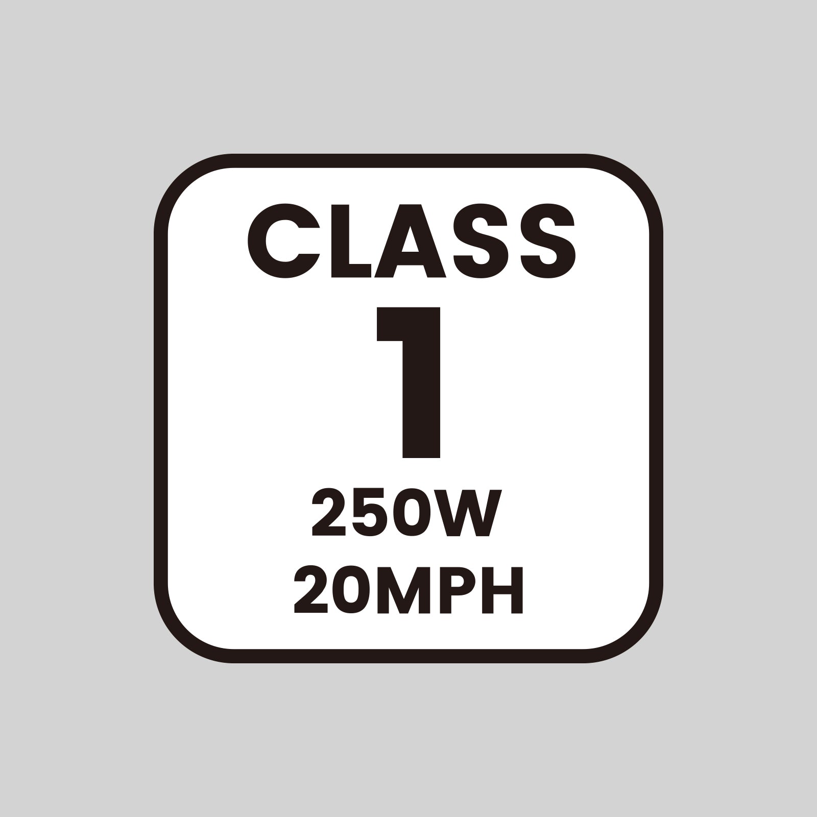 E-Bike Frame Identification Class Number Stickers 12 pcs – VANPOWERS LTD