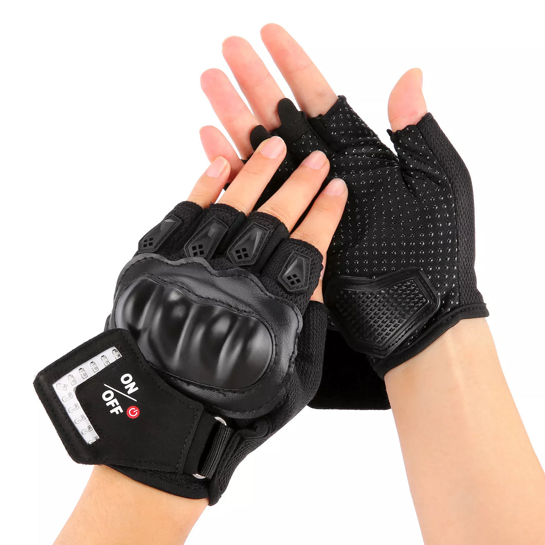 AUTO SENSING CYCLING KNITTED GLOVES